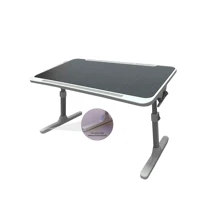 1入組可攜式折疊床邊桌，高度可調，可輕鬆當作學習桌、筆記本電腦桌使用 - 彩色 - 查看 6
