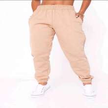 Women's High Waist Jogger Pants Super Trend: Modern And Stylish Available In Sizes: S, M, L, XL And XXL. - Màu Khaki - Xem 2