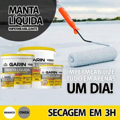 MANTA LIQUIDA IMPERMEABILIZANTE ACRILICA PREMIUM VEDAG BRANCA 1,2KG