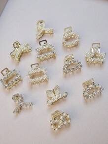 12 kẹp tóc hình vuông đính đá giả và ngọc trai giả tối giản, vương miện, thiết kế nơ, đa năng dành cho nữ xuân hè hàng ngày, tiệc tùng, công sở, trường học, bãi biển, ngày lễ, quà tặng Ngày của Mẹ kẹp tóc kẹp tóc kẹp hàm kẹp tóc kẹp tóc kẹp tóc kẹp tóc kẹp tóc kẹp tóc phụ kiện tóc thu đông cho phụ nữ cho trang phục đi nghỉ phụ nữ - Nhiều màu - Xem 10