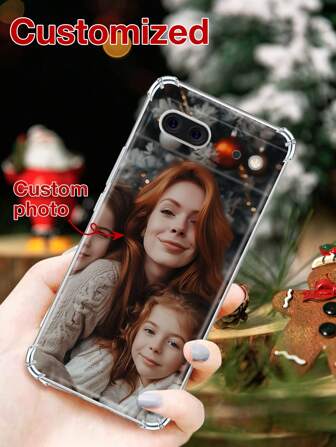 1 Stück personalisiertes Foto-Schutzhülle kompatibel mit iPhone 16 Pro Max/17 Pro Max, S24U, Redmi und anderen Modellen