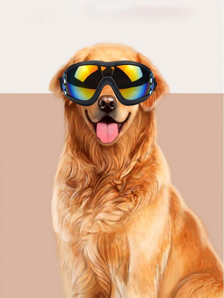 Pet Dog Ski Goggles Outdoor Protection AntiUV AntiWind Sunglasses For