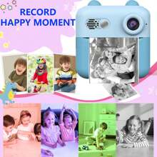 儿童相机即时打印，带打印相纸的儿童相机，适合 6 岁以上女孩的玩具，适合 6 岁以上儿童的幼儿数码相机 - 多色 - 查看 3