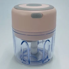 zhuanlishouquan 电动蒜泥机、迷你便携式蔬菜切碎机、100ML/250ML 食物切碎机、USB 充电式蒜泥机、蔬菜搅拌机、无线食品加工机（适用于姜、辣椒等）