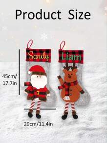 1 pieza Calcetín de Navidad personalizado con nombre, Calcetín de Navidad personalizado, Calcetines de Navidad con nombres, Calcetines de Navidad personalizados, Decoraciones de Navidad, Decoraciones de Navidad para el hogar, Calcetines de Navidad a granel, Regalos de Navidad personalizados para mujeres, madres, mamás, hombres, padres, papás, novios, novias, esposas, esposos, niñas, niños, bebés, niños, perros, gatos, mejores amigos, adolescentes, él, ella, parejas, mejores amigas, novias, damas de honor, parejas, abuelas, abuelos, hermanas, hermanos