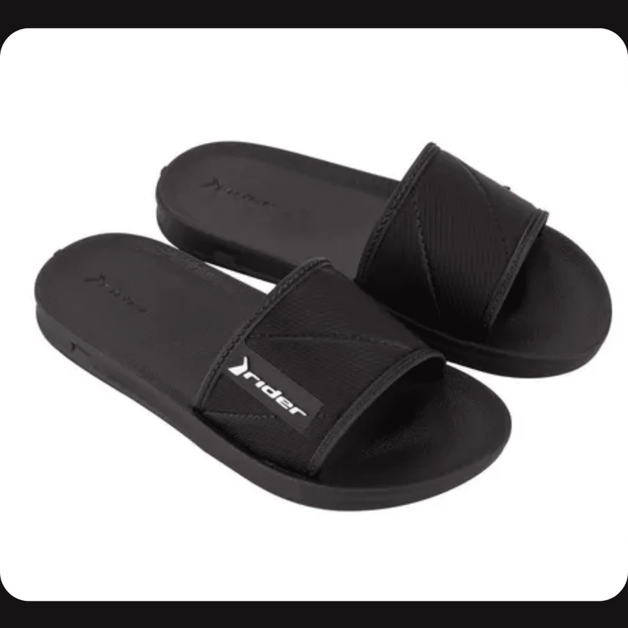 Boys' Slippers Children's Slide Rider Sandal Casual Comfortable Non-Slip Flip Flops Children's Boys' Slippers - 黑色 - 查看 1