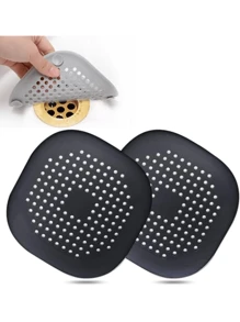 Bộ thu gom nước thải, Nắp thoát nước vuông cho vòi hoa sen, Nút chặn tóc bằng silicon có giác hút, Dễ lắp đặt, Thích hợp cho phòng tắm, bồn tắm, nhà bếp, Dụng cụ vệ sinh nhà bếp, Vệ sinh nhà cửa, Đồ dùng vệ sinh gia đình, Trang trí phòng, Có thể dùng để ngăn dầu mỡ, rác thải, chất tẩy rửa, v.v., Thích hợp cho nhà bếp, nhà hàng, tiệc tùng, tụ họp, quà tặng gia đình, quà tặng gia đình, tiệc Giáng sinh - Nhiều màu - Xem 9
