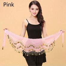 A Women's Belly Dance Waist Chain Belt Performance Practice Waist Chain - Multicolor - View 7