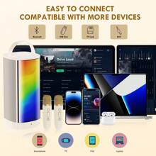 JYX Máquina de karaoke para niños y adultos, máquina de karaoke portátil con 2 micrófonos de karaoke Bluetooth, mini máquina de karaoke con luces LED, juguete de regalo para niñas y niños.