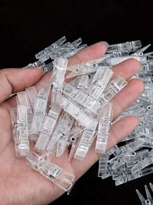 10/20/30/40/50/100PCS Mini Photo Clips Natural Wooden Small Clothespins, For Arts And Crafts Display And Hanging Decorative Pictures, DIY Handmade Crafts, Mini Clothespins For Drying Clothes & Hanging Postcards - Multicolor - View 4