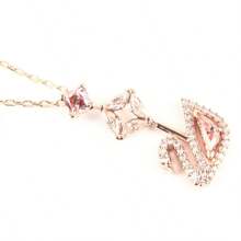 Swarovski 施华洛世奇天鹅撞色女士项链 5473024 - 5473024 粉紅色 - 查看 3