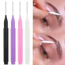 20pcs/50pcs Disposable Mini Eyebrow Brush Lightweight Eyebrow Lifting Brushes Micro Eyelash Brush Applicator Tool Portable Eyebrow Perm Brush