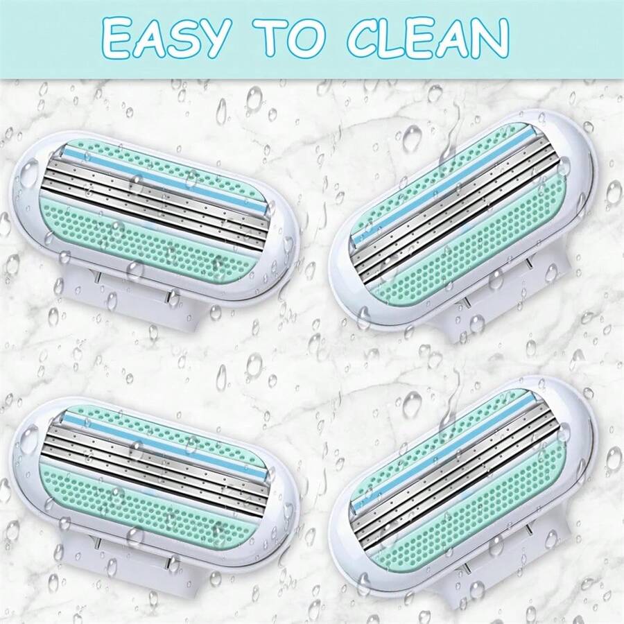12 PCS Replacement Razor Blades, Extra Smooth Women's Razor Blade