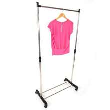 Garment Rack Free-Standing Clothes Rack Horizontal Stretching Stand Clothes Rack - White - View 1