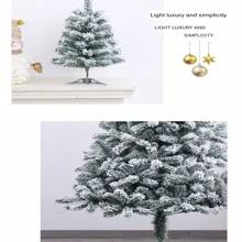 Christmas White Flocked Christmas Tree PVC Artificial Snowing Xmas Tree Decoration For Store Window Display Best Gifts Home Decor Christmas Decorations Room Decor Winter - White - View 3