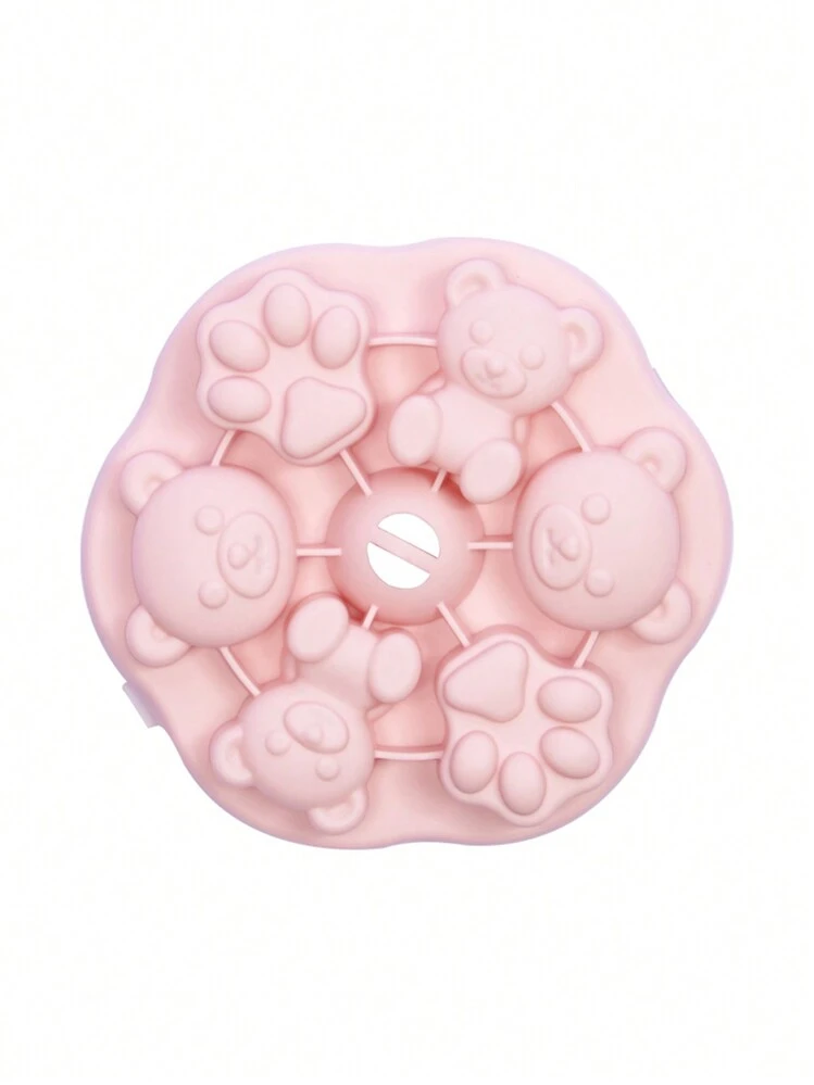 1pc Silicone Ice Cube Mold Quick Freezing Ice Maker Box Multifunctional Cake, Ice Cream Mold Cute Shape Suitable For Whiskey Beer Accessories Frozen Beverage Machine - Multicolor - View 16