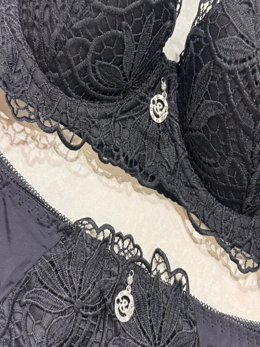 LIDIANE LINGERIE SET IN VARIOUS COLORS - 黑色 - 查看 1