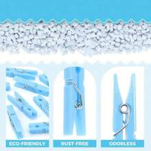 1 szt. Klips do ubranek dla dzieci, plastikowa szpilka do pieluch z wodoodporną torbą, wielofunkcyjne rzemiosło DIY, ujawnienie płci, prezenty na baby shower, organizer