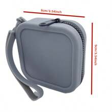 Túi đựng đồ bằng silicon Ví đựng tiền xu Túi đựng mỹ phẩm chống nước đơn giản Túi đựng tai nghe Túi đựng son môi Halloween Hoàn hảo cho bé gái Túi đựng đồ trang điểm sinh nhật giá rẻ Quà tặng Giáng sinh Quà tặng Lễ Tạ ơn - Nhiều màu - Xem 3