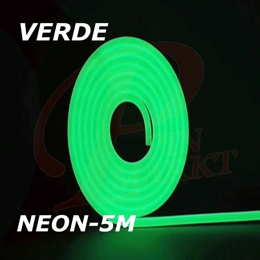 FLEXIBLE NEON STRIP - Green - View 1