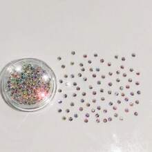 200 件自粘水晶牙齿宝石水钻闪亮 DIY 牙齿珠宝贴纸，Y2K 时尚派对装饰，可拆卸且易于安装，男女皆宜的彩色钻石平底 - 牙齒寶石 - 查看 16