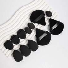 Kit 12 Multifunctional Makeup Sponges 024-146 - màu đen - Xem 1