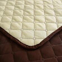 1 pieza Funda de sofá a cuadros de unicolor, protector anti-salpicaduras y anti-deslizamiento para mascotas, funda de sofá, protector de muebles, para dormitorio, oficina, sala de estar, decoración del hogar (se vende individualmente, los reposabrazos y el respaldo se deben comprar por separado)