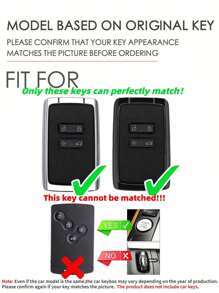 1 Pc 4 Buttons TPU Car Smart Key Case Cover, Fit For Renault Captur Koleos Kadjar Arkana Megane Duster Sandero Accessories, Practical And Convenient - Multicolor - View 6