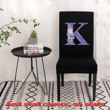 Capas para cadeiras Capas elásticas antiderrapantes universais Capas elásticas para assentos de cadeiras Capas removíveis e laváveis, capas para assentos de cadeiras de cozinha Protetores adequados para salas de jantar Salas de estar, restaurantes, escritórios, hotéis, organizadores de banquetes Armazenamento Bolsa de armazenamento Organização