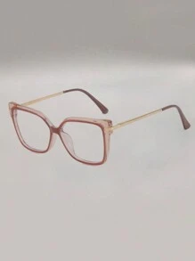 Lunettes de vue vintage pour femmes - Cadres multicolores haut de gamme, verres carrés en PC, lunettes de mode pour un usage quotidien