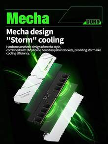 MAXSUN DDR5 Memoria RAM 5600MHz 6000MHz 6400MHZ 16GB 台式机内存 DDR5 RAM Computador 组件台式电脑散热器 - 米色 - 查看 4