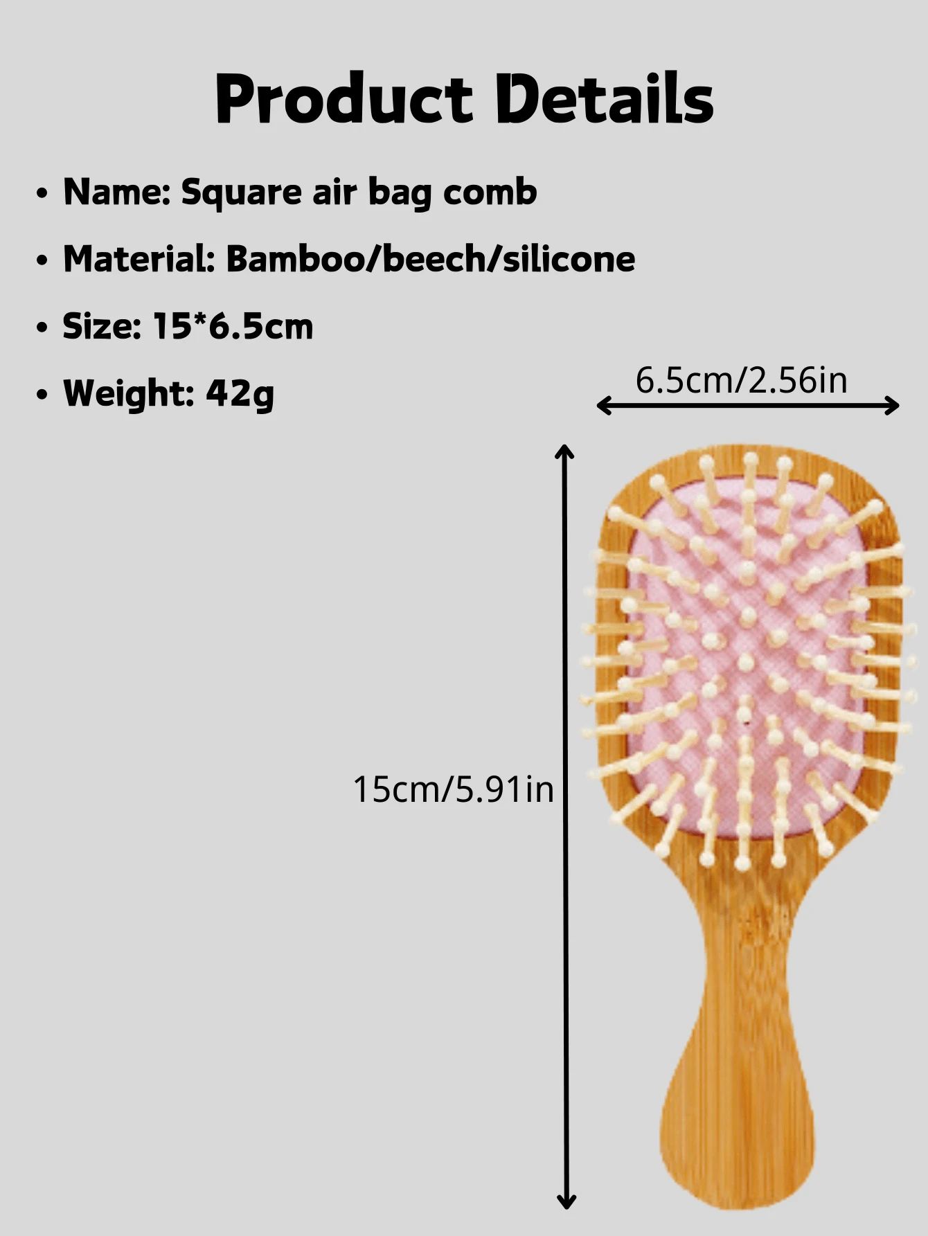 Custom Carved Personalized Baby Brush Baby Gift Set Made Of Natural