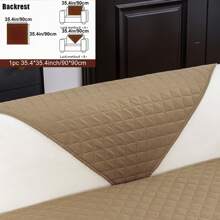 1pc Non-Slip Seat Cover Protector, Furniture Slipcover, Suitable For All Sofa Types And Machine Washable