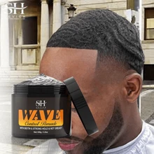 sevich Wave Pomade For Men 360° Waves Strong Hold, Pomade Kit-3pcs Set With Hair Brush And Silky Durag-Non-Greasy Hair Styling Paste With Biotin, Jojoba Oil, Mentha Haplocalyx - Easy Wash, Normal Hair Types - 3.5盎司/100克 - 查看 2