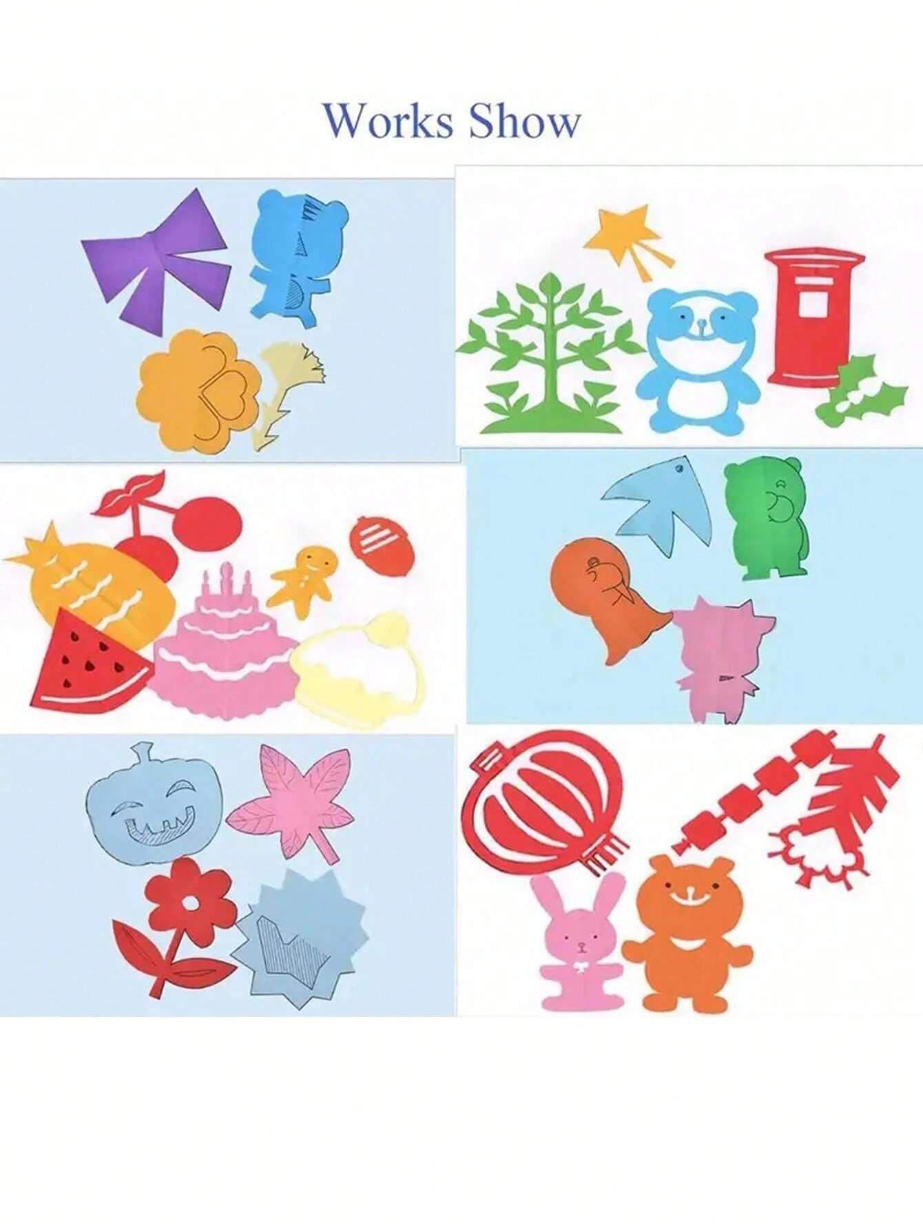 Interesting Papercut Set, Papercraft, Papercut Art, Scissor Skills