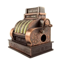 Miniature Metal Pencil Sharpener Cash Register National 8757 - Đồng - Xem 2