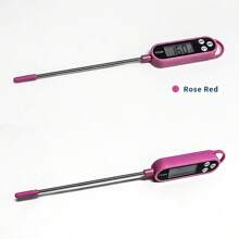 1pc Probe-Style Electronic Food Thermometer For Kitchen Oil Temperature, BBQ And Baking