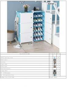 Simple Multi-Layer Shoe Rack For Entryway,Dust-Proof Shoe Storage Shelf,Furniture For Bedroom, Student Dorm, Household Use