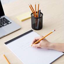 12pcs/Set Pencils With Graphite Core HB, Art Drawing Pencils - Yellow - View 4