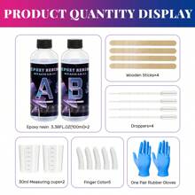 20ml/50ml/100ml Transparent Crystal Epoxy Resin Set, Handmade DIY Crafts For Friends, Various Holiday & Party Gifts, Object Assembly And Bar Casting - Epoxy Resin - View 13