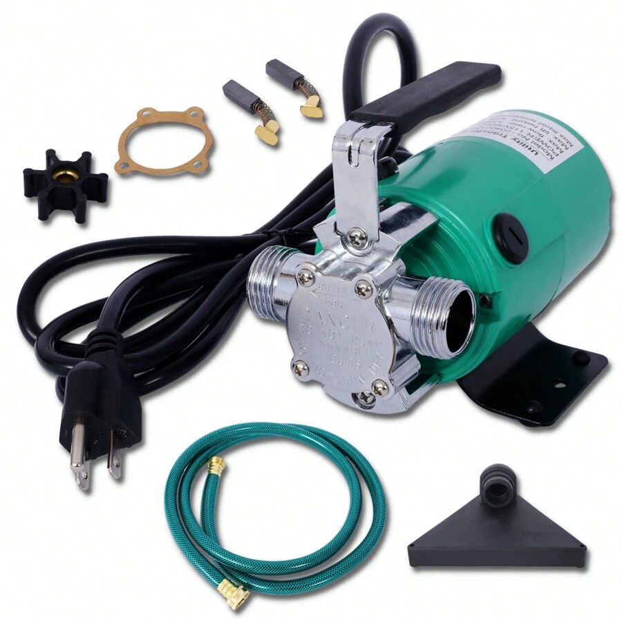 Water Transfer Pump(Green), 115V 330 Gallon Per Hour Portable