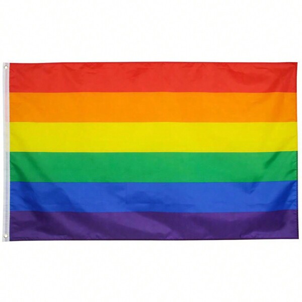 Bandera LGBTQIA+ premium de 3x5 pies - Bandera Demi, de tela duradera. Bandera del orgullo para decoración exterior/interior, exhibición del orgullo en el patio