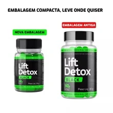 Lift Detox Black - Natural Food Supplement - 1 Bottle With 60 Capsules - Original - Others - View 4