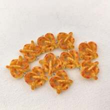 5/10 件独特空心心形和树形树脂饰物 - 树脂吊坠，可用于 DIY 珠宝、耳环和钥匙扣制作 - 吊墜 - 查看 4