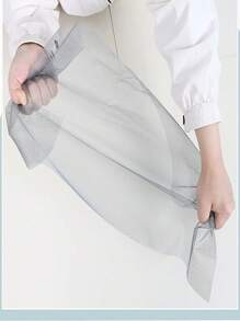 Grey Zipper Type Curtain Mesh, Self-Adhesive Mosquito Screen Net, Windowed Nano Mesh Net For Easy DIY Installation No-Drill - Grey - View 3