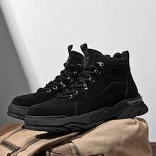 Men's Shoes Autumn Winter 2024 New Non-Slip Wear-Resistant Workwear Shoes Fashionable Casual Versatile Shoes Men's Sneakers