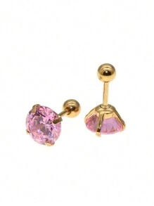 6 件/套女士不锈钢耳骨耳钉