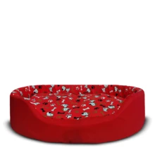 3 In 1 Pet Bed For Small Dogs And Cats - Cube Bed Toca Toquinha Tunel Hut And Armchair Size S - 紅色 - 查看 1