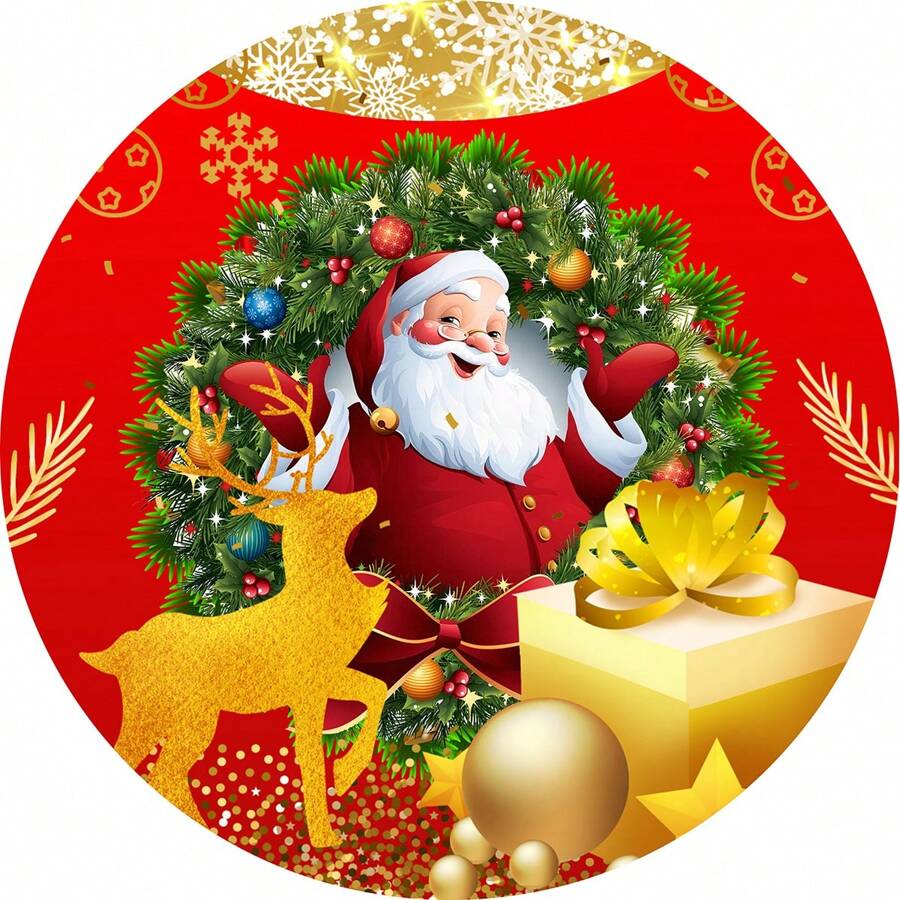 圆形派对面板简易装饰 1.50 米 圣诞圣诞老人 - NAT031 - 查看 1