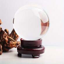 Clear Glass Crystal Ball Magic Healing Meditate Sphere Photography 100mm + Stand - Variant1 - View 6